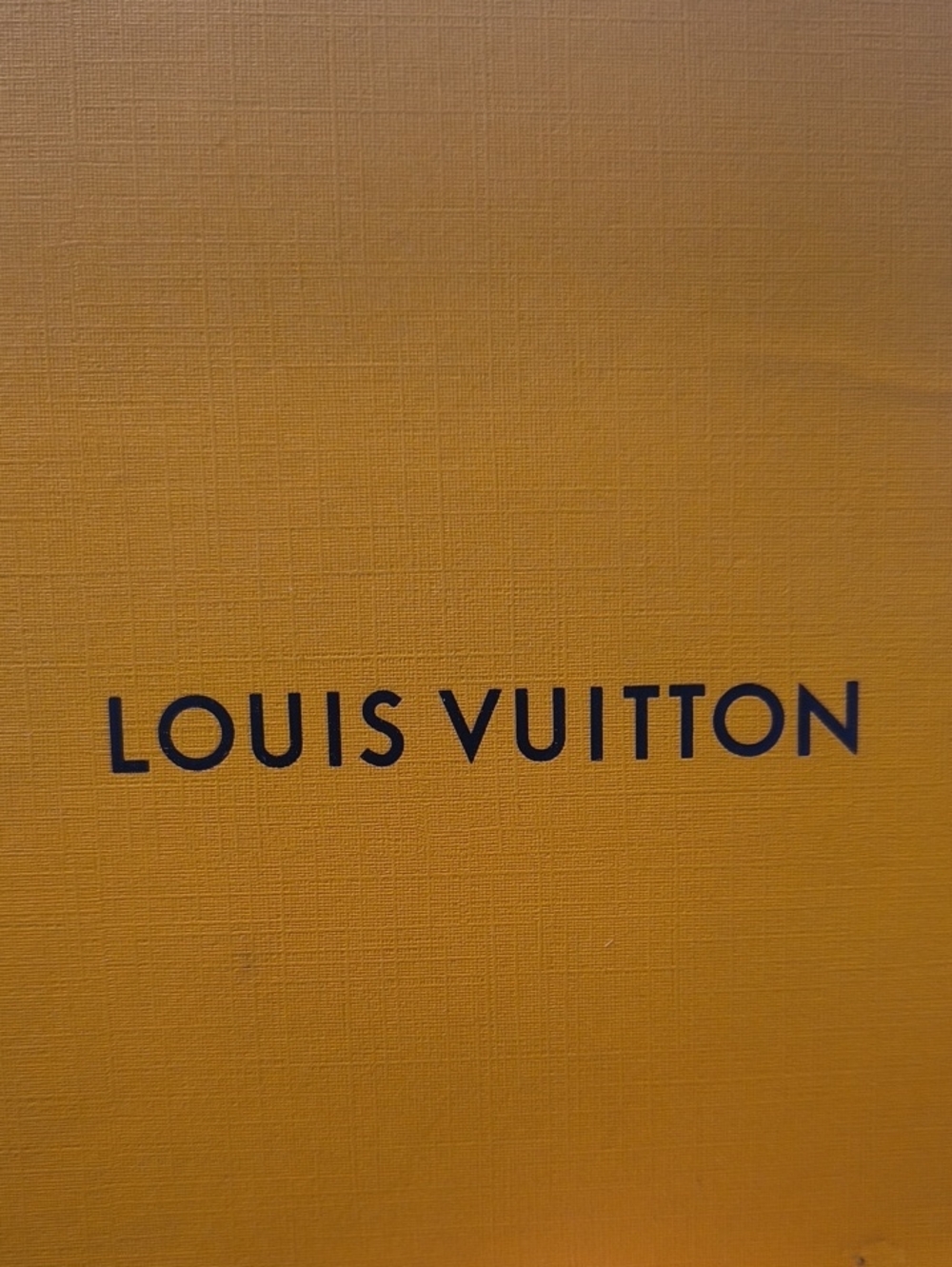 Louis Vuitton Bold Yellow Branded Wall Art Print